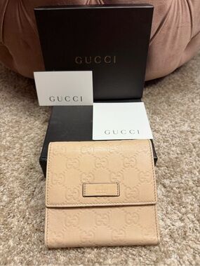 Gucci Guccissima Leather Japanese Exclusive Trifold Wallet